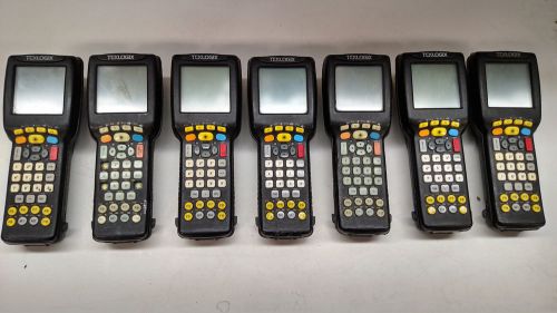 LOT OF 7x Psion Teklogix 7035 Handheld Barcode Laser Scanner 35key***