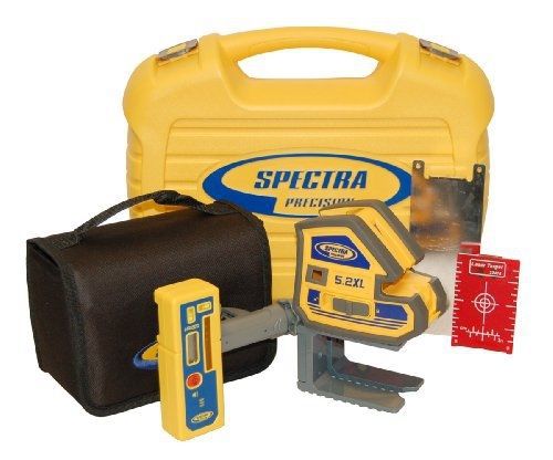 Spectra Precision 5.2XL 2 Point and Cross Line Laser Package with HR220 Receiver