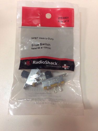 SPST Heavy-Duty Slide Switch #275-0401 By RadioShack