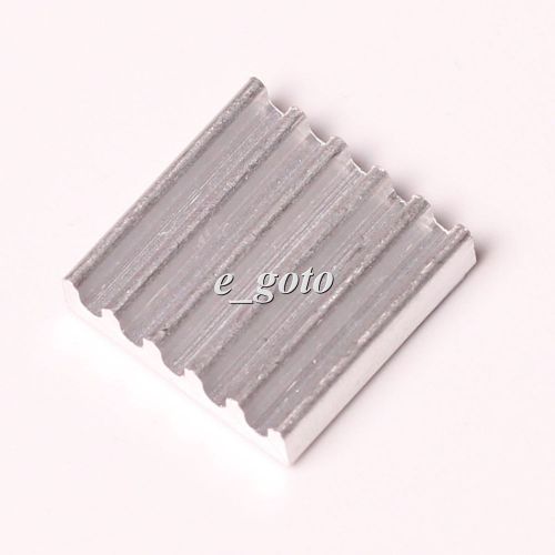 5PCS IC Heat sink Aluminum 13*13*3MM 13X13X3MM Cooling Fin 3M8810 ADHESIVE