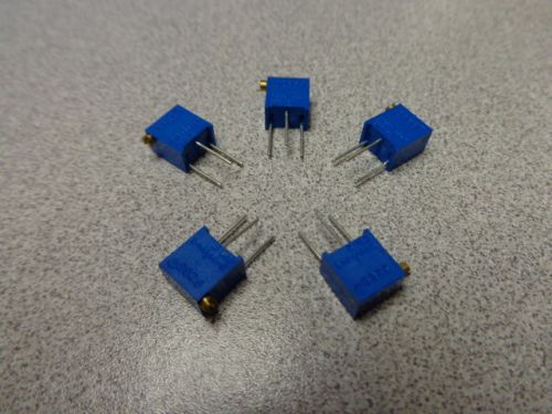 (5) 3266X-1-103LF BOURNS 10K OHM Square Trimpot Trimming potentiometer Trimmer