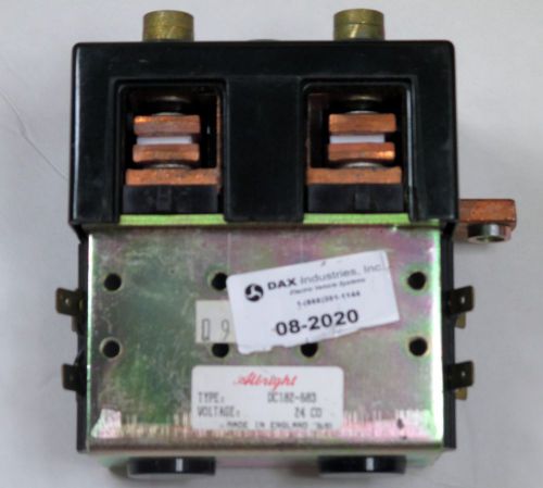 Contactor Albright Reversing DC-182-683 24 volts Coils Monoblock