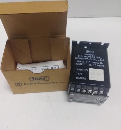 ISSC MOTION DETECTOR 1214-1-G-B NIB