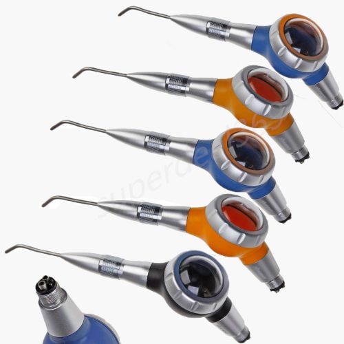 5pcs dental hygiene air polisher flow prophy teeth polishing handpiece 4 hole for sale