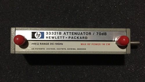 HP 33321b ATTENUATOR 70dB