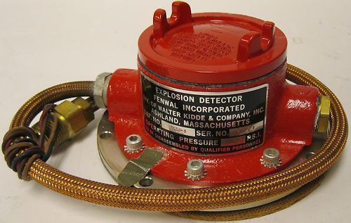 Fenwal Static Explosion Pressure Detector Model 90018-0
