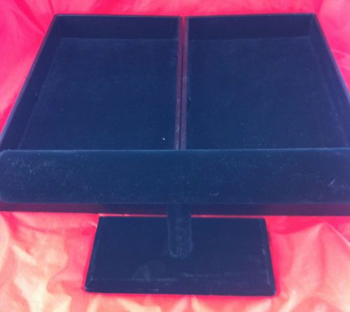 Black Felt Jewelry Display Boxes and 12 Inch Bracelet Tree