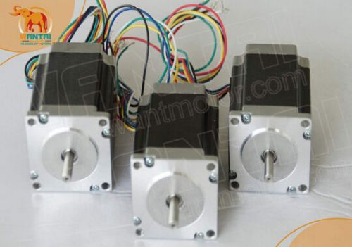 USA Free!Wantai CNC 3pcs Nema23 Stepper Motor 57BYGH627 270oz-in 3A 4wires