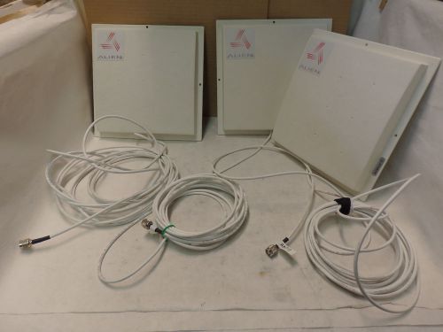 Lot of 3 Alien Technology Antennas (2) ALR-8610-AC 866mhz (1) S9358PC 8 dbic(I5)