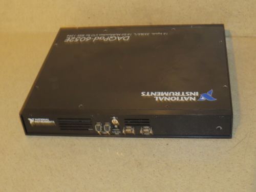 NATIONAL INSTRUMENTS DAQPAD-6052E MULTIFUNCTION I/O