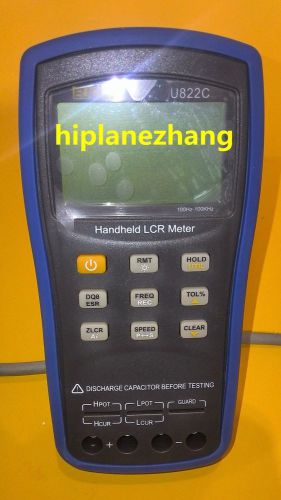 Hi-accuracy 0.1% Handheld LCR Meter LCRZDQ ? ESR Tester 100KHz USB 822C