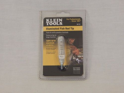 KLEIN TOOLS Illuminated Fish Rod Tape Tip LED Lighted Lit Glow 56119 Light Up