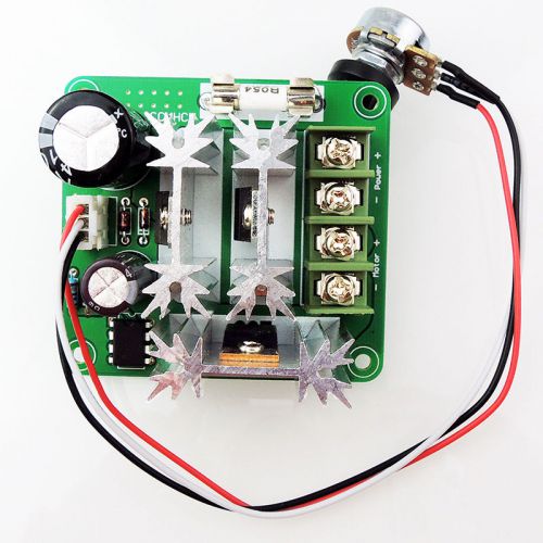 6-90V 15A DC Motor Speed Controller Pulse Width PWM Speed Regulator Switch 16KHz