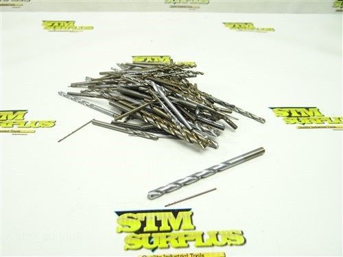 50+ ASSORTED HSS STRAIGHT SHANK TWIST DRILLS 3/64&#034; TO 13/64&#034; CLEVELAND