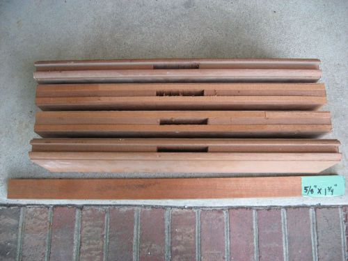 1-3/4&#034;  x 5&#034; Mahogany Boards