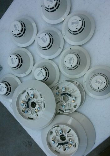 LOT OF (9) EST SIGA-PS EDWARDS SIGA-PS INTELLIGRNT MULTISENSOR SMOKE DETECTORS