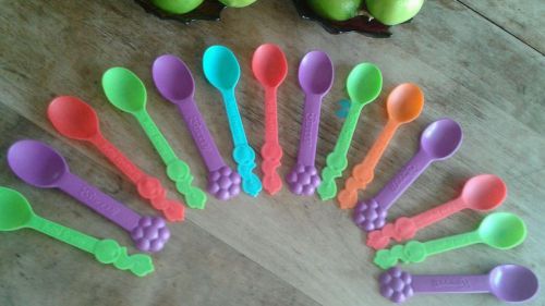 Ice cream spoons tutti frutti yougurtland