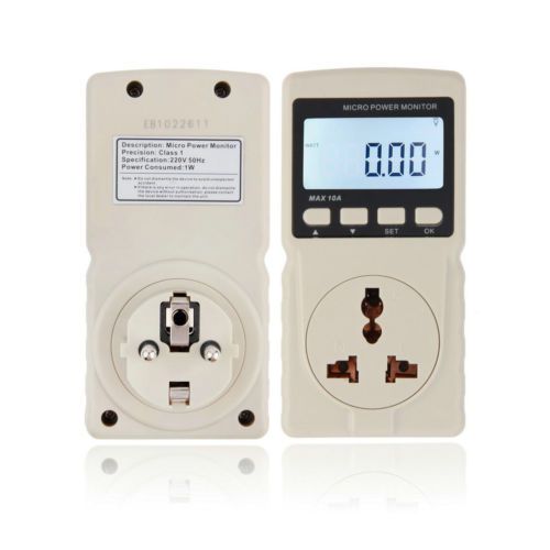 Gm86 digital lcd micro power monitor power cost monitor meter tester eu plug for sale