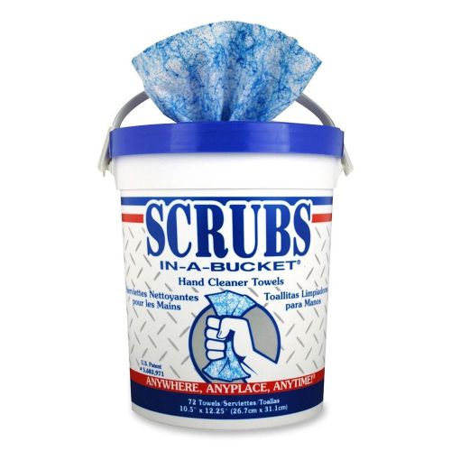 ITW Scrubs in a Bucket 42272 Hand Cleaners Towels 6 Buckets NEW