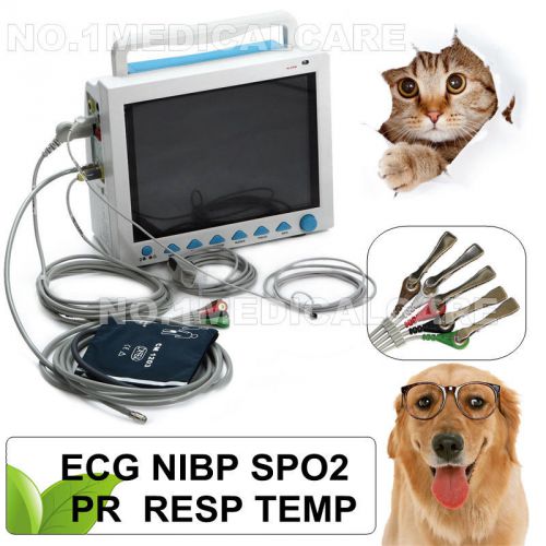 FDA CONTEC CMS8000VET, 12.1&#034; Color LCD Multi-parameter ICU CCU Patient Monitor