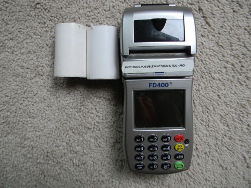 First Data FD400Ti Wireless Credit Card Machine  *FULL COLOR SCREEN*