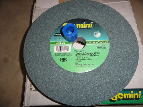 Norton 10&#034; X 1&#034; X 1 1/4&#034; Silicon Carbide, 80 Grit, Grinding Wheel, 66253160366