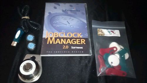 exaktime job clock lot alot of stuff look se pics