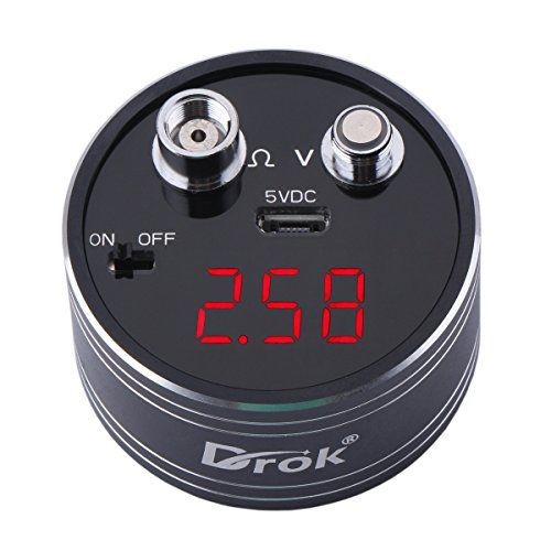 Drok® digital volt ohm reader meter multimeter rechargeable micro portable for sale