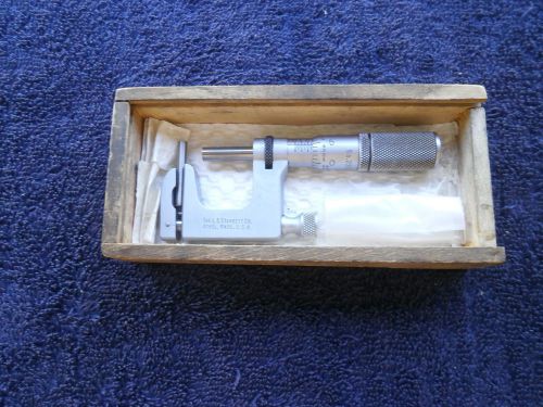 STARRETT MUL-T-ANVIL OUTSIDE MICROMETER  MODEL No.220  0-1 INCH / .001