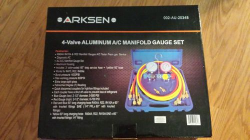 Arksen 002-AU-20348 HVAC Gauge Set R22 R404A R410A