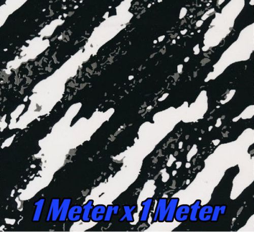 HYDROGRAPHIC WATER TRANSFER PRINTING HYDRO DIPPING FILM Black Splash kit dip