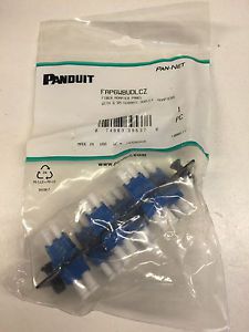 Panduit FAP6WBUDLCZ Fiber Panel w/6 LC Duplex Singlemode Adapters Blue