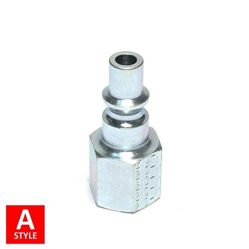 A Style Air Hose Fittings 1/4 Female NPT Pneumatic Tool Coupler Plugs USA MADE