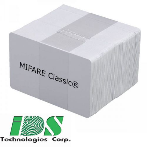 200 mifare classic® 4k blank white pvc cards, cr80, 30 mil,gq, credit card size for sale