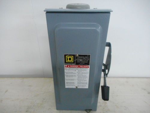 Square d d222nrb 60 amp 240 volt single phase fusible n3r outdoor disconnect for sale