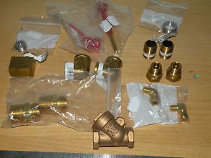 Assorted New Fittings, Mostly Parker 46971 42070 46976 Check Valve, etc.