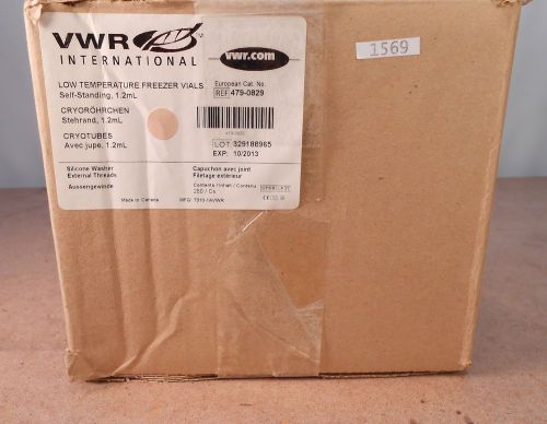 VWR 479-0829 Low Temperature Freezer Vials 1.2ml (1569)