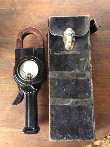 Weston Vintage Amp Meter Clamp Model 633 Type A-1 Antique Steampunk