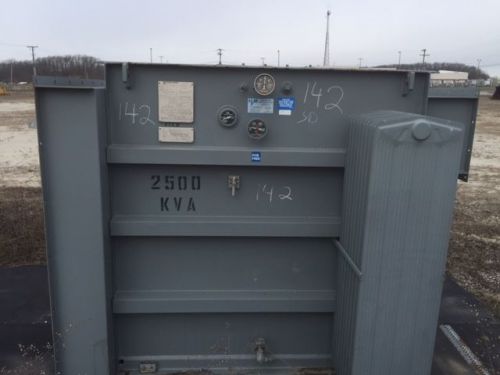 USED, SQUARE D TRANSFORMER, SN. 940318-C2  34500 VOLTS, 2500 KVA