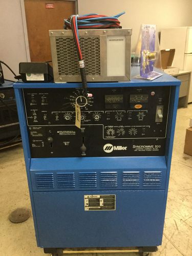 Miller Syncrowave 500 Water Cooeld TIG Welder Complete Package