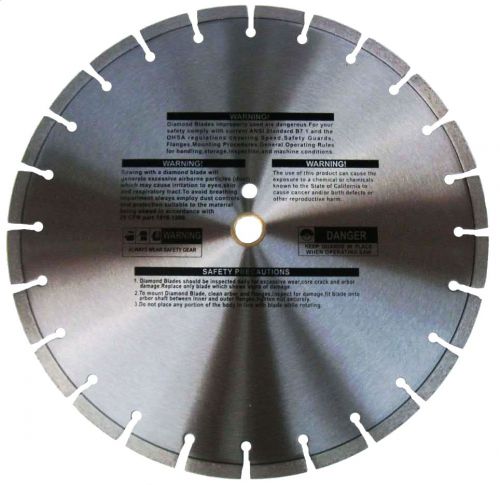 18” Diamond Saw Blade for Asphalt Cured Concrete General Purpose  2 pack