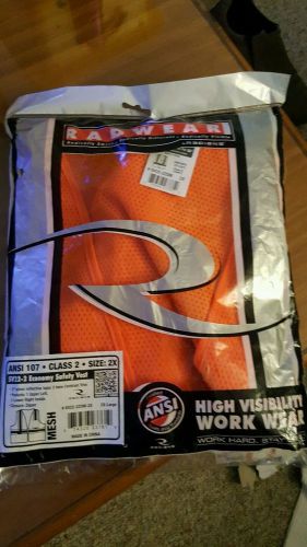 Class 2 orange safety vest size 2XL