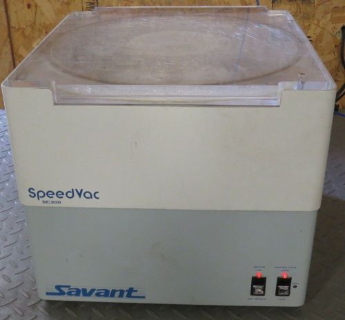 SAVANT SC200 SC 200 SPEED VAC CENTRIFUGAL EVAPORATOR