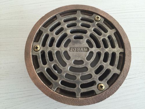 JOSAM adjustable strainer floor drain: 6D body/6A cover