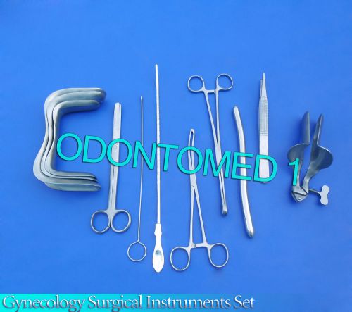 Gynecology Surgical Instruments Kit Forceps , Sims+Collin Speculum Small