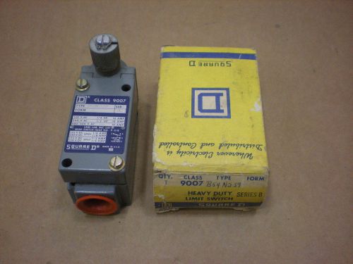 1 NIB SQUARE D 9007-B54N2-S9 9007-B54N2S9 9007B54N2S9 LIMIT SWITCH SER B