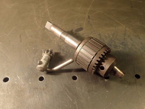 Jacobs 11N Ball Bearing Drill Chuck 3/8&#034; Cap Morse Taper #2 Shank MT2 2MT