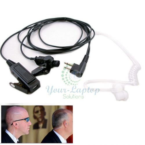 2-Wire Security Surveillance Kit Headset Earpiece Motorola Radio RDV5100 FD-460A