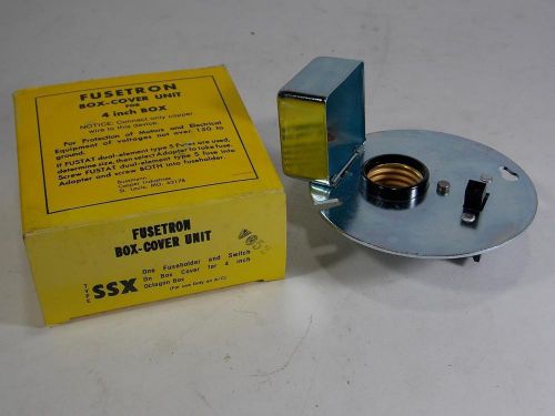 NEW FUSETRON BOX COVER UNIT FOR 4&#034; BOX TYPE SSX