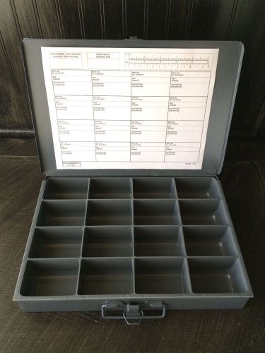 Durham Mfg 16 compartment box 13 1/2 W X 9 1/2 D X 2 H